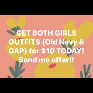 2 Girls NWT outfits